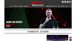 Desktop Screenshot of djawards.com